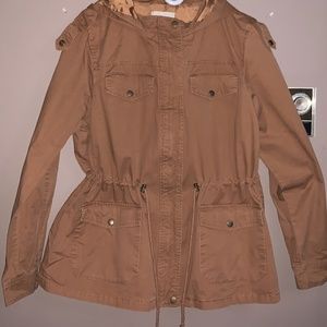 Forever21 coat women camel cozy adjustable jacket